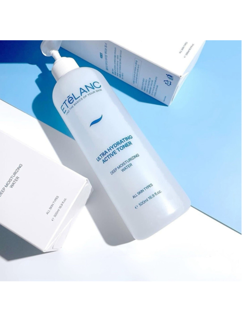 ETeLANC Ultra Hydrating Active Toner 500ml DEEP MOISTURIZING WATER